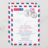 Luchtpost Duitsland bruiloft Kaart (Voorkant / Achterkant)