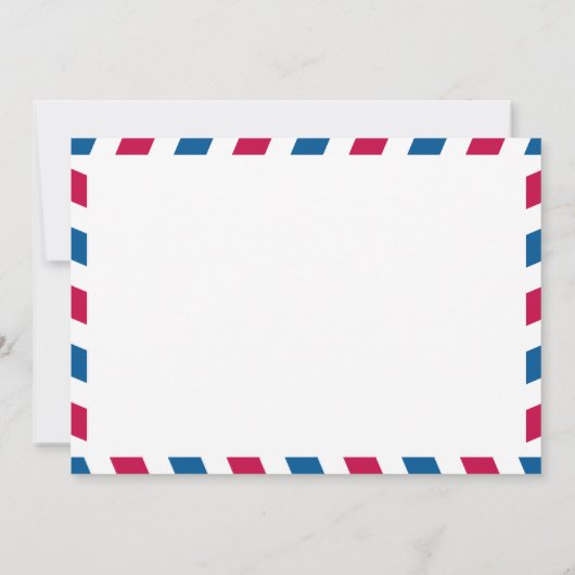 Luchtpost Duitsland bruiloft Kaart (Achterkant)