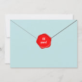  Luchtpost Envelop Verjaardagsfeestje Kaart (Achterkant)