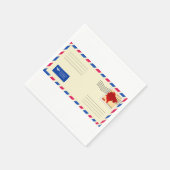 Luchtpost Envelope Papieren servetten (Hoek)