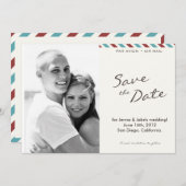 Luchtpost Foto Sla de Datum Op Aankondiging (004) (Voorkant / Achterkant)