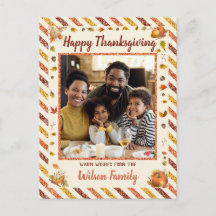Luchtpost Glitter Pompoen Foto Thanksgiving Ansich