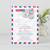 Luchtpost Hart VS en Macedonië Huwelijk Kaart (Staand voorkant)