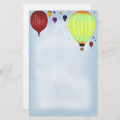 Luchtpost ~Hete Luchtballonnen~ Stationery Briefpapier (Voorkant / Achterkant)