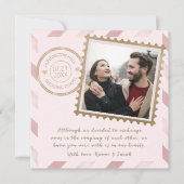 Luchtpost huwelijksaankondiging (Voorkant)