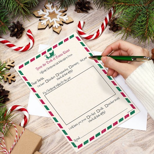  luchtpost kerstbrief aan de kerstman