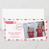 Luchtpost Kerstkaart (Voorkant / Achterkant)