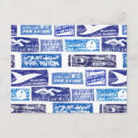 Luchtpost / par avion - transparant