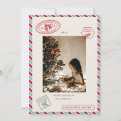 luchtpost schattig drie fotovakantiekaart feestdagenkaart (Voorkant)