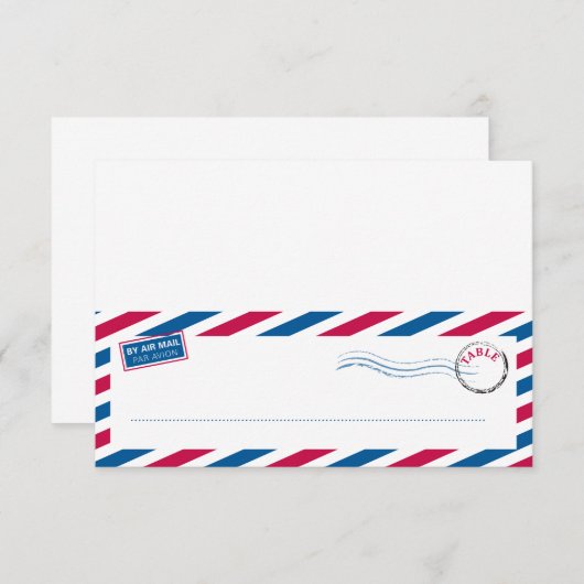 Luchtpost Tentkaart Kaart (Voorkant / Achterkant)