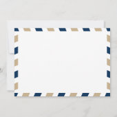 Luchtpost van New York en New Jersey | Vrijgezelle Kaart (Achterkant)