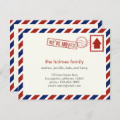 Luchtpost verhuisbericht aankondiging (Voorkant / Achterkant)