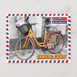 Luchtpostdienst komt binnenkort. . . briefkaart