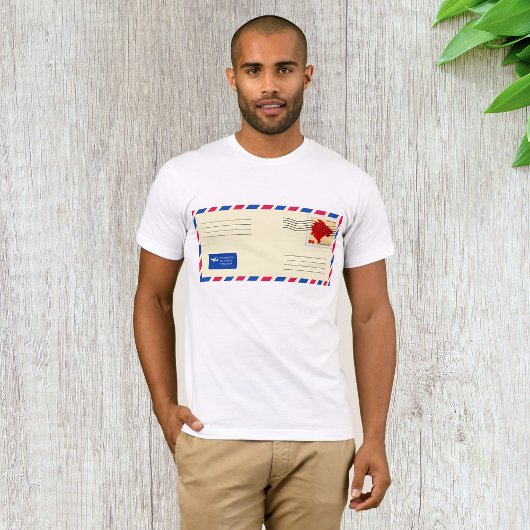 Luchtpostenvelop Mannen T-shirt