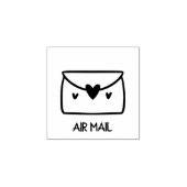 Luchtpostenvelop Rubberstempel (Afrduk)