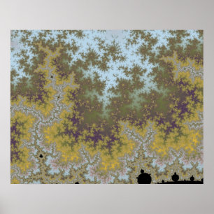 Luchtposter met heide poster