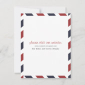 Luchtpostkaart Save the Date (Achterkant)