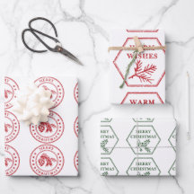  luchtpostzegels inpakpapier vellen