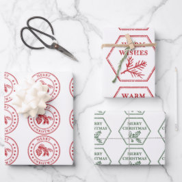  luchtpostzegels inpakpapier vellen