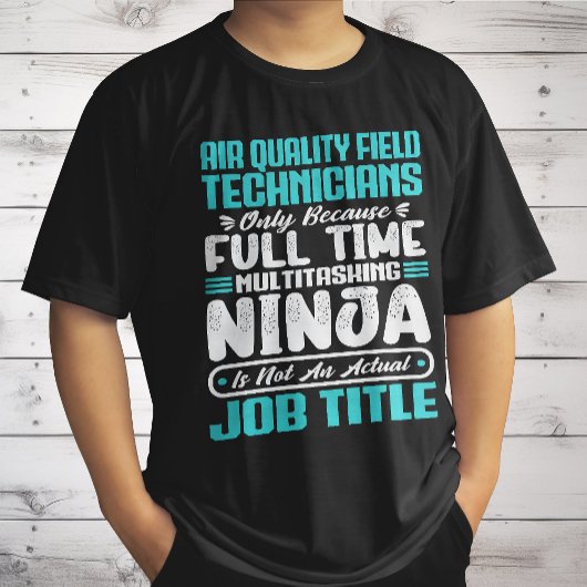 Luchtqualiteit Veldtechnici Functie Beroep T-shirt