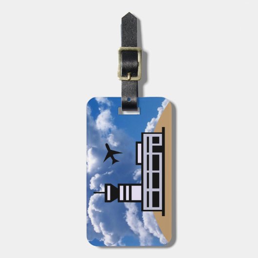 Luchtreiziger Bagagelabel (Voorkant verticaal)