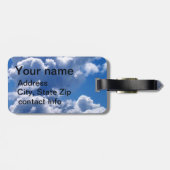 Luchtreiziger Bagagelabel (Achterkant horizontaal)