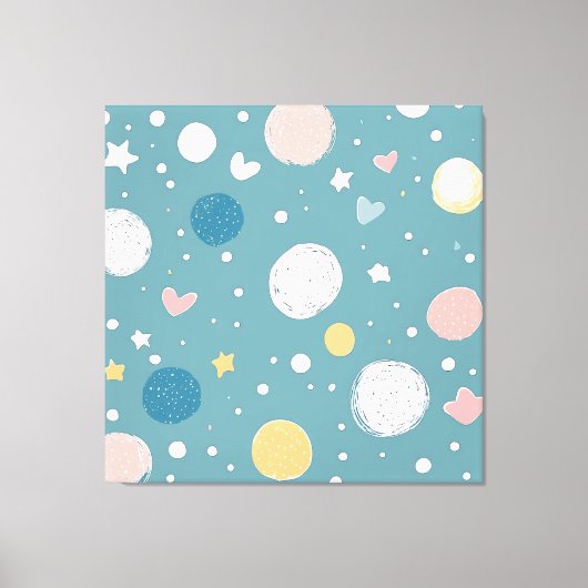  luchtruim canvas afdruk (Voorkant)