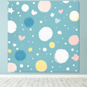  luchtruim canvas afdruk (Insitu (Houten vloer))