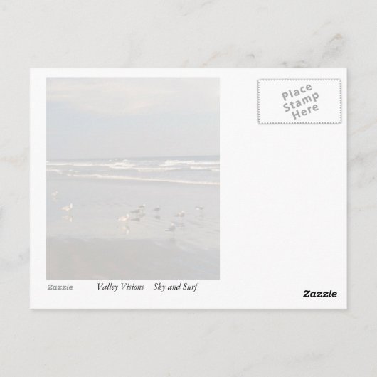 Luchtruim en Surf Briefkaart (Achterkant)