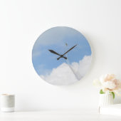 Luchtruim en vliegtuig grote klok (Huis)