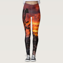 Luchtruim - leggings voor zonsondergang