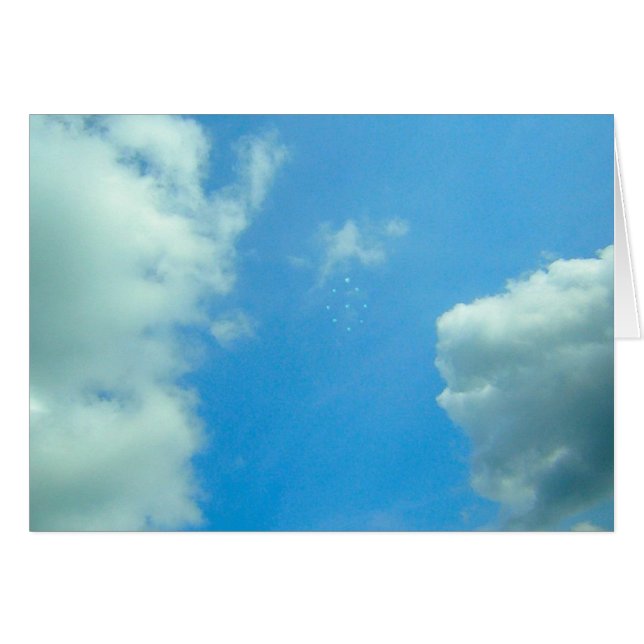 Luchtruim met UFO's (Voorkant Horizontaal)