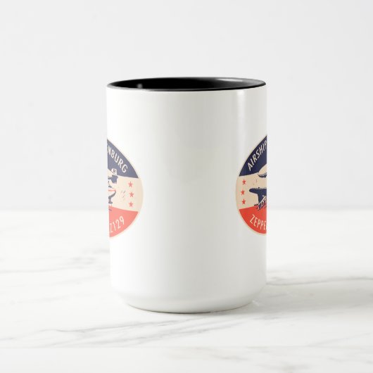 luchtschip Hindenburg LZ129 Mok (Midden)