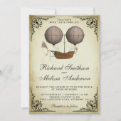 luchtschip Hot Air Ballon Weddenschap Kaart (Voorkant)