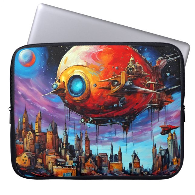 Luchtschip I Laptop Sleeve (Voorkant)