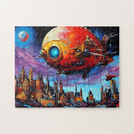 Luchtschip I Legpuzzel (Horizontaal)