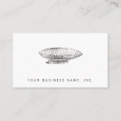 luchtschip (letterpersstijl) visitekaartje (Voorkant)