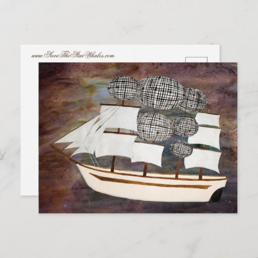 Luchtschip Rabbie Burns Briefkaart (Voorkant / Achterkant)