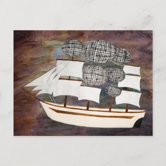 Luchtschip Rabbie Burns Briefkaart (Voorkant)