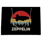 luchtschip Retro Zeppelin Shirt Groot Cadeauzakje (Voorkant)