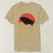luchtschip Retro Zeppelin t-shirt Diriable Airshi (Design voorkant)
