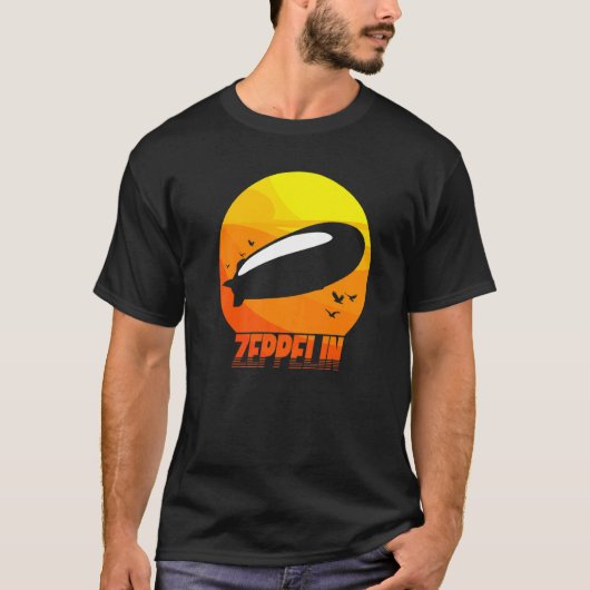 Luchtschip Tank Vliegtuig Retro ZEPP (Voorkant)