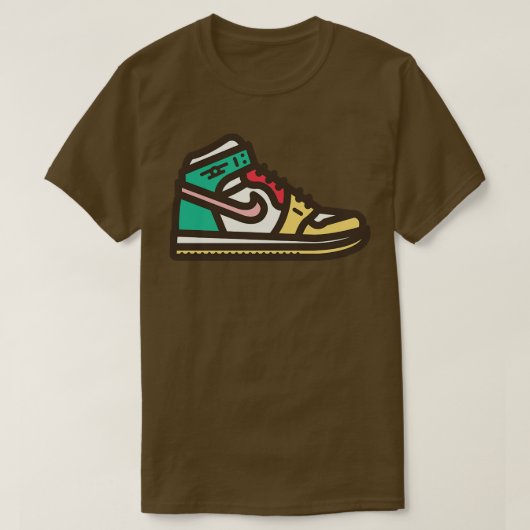 Luchtsneaker verslaafd t-shirt (Design voorkant)