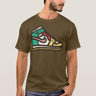 Luchtsneaker verslaafd t-shirt