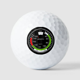 Luchtsnelheid Piloot Luchtvaart Geek Golfballen