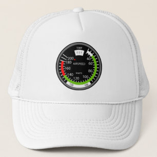 Luchtsnelheid Piloot Luchtvaart Geek Trucker Pet