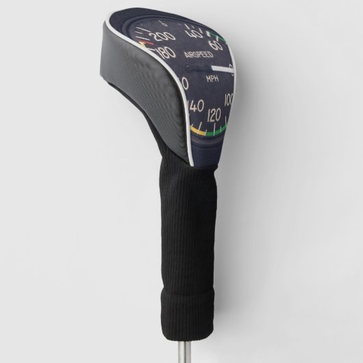 Luchtsnelheidsmeter Golfheadcover (Schuin)