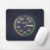 Luchtsnelheidsmeter Muismat (Met muis)