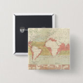 Luchtstromen Vierkante Button 5,1 Cm (Voorkant /achterkant)