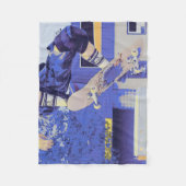 Luchttijd - Skateboarder Fleece Deken (Voorkant)